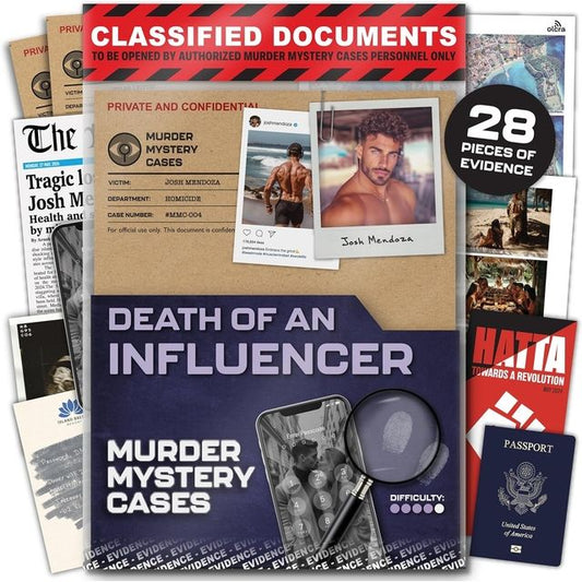 MURDER MYSTERY CASES: DEATH OF AN INFLUENCER