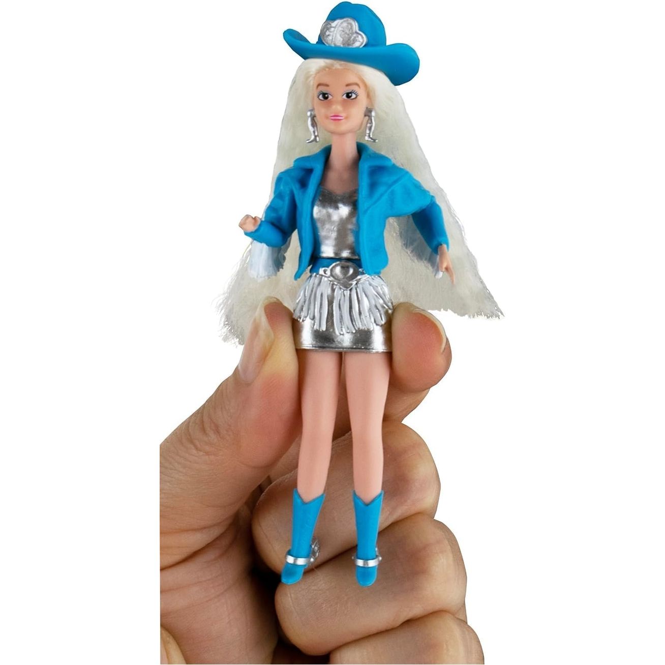 WORLD'S SMALLEST BARBIE COWGIRL AND ROLLERBLADER FIGURES