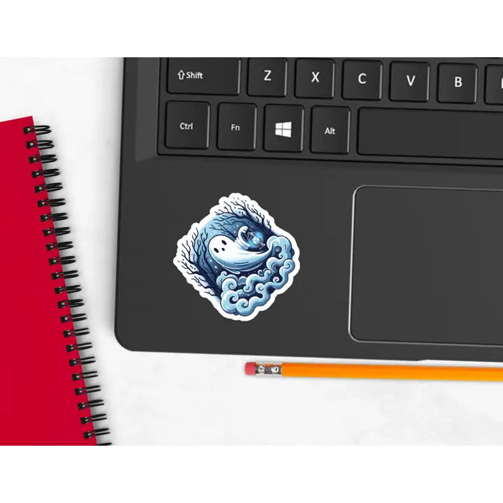 FRIENDLY GHOST STICKER