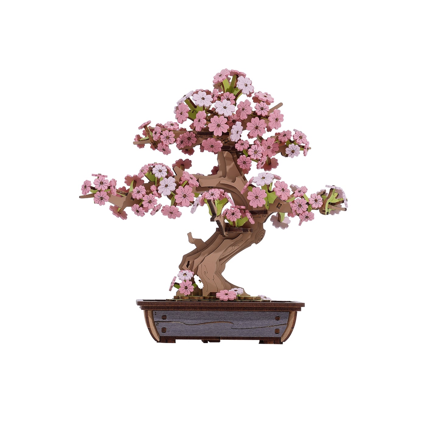 3D WOODEN FLOWER PUZZLE SAKURA BONSAI