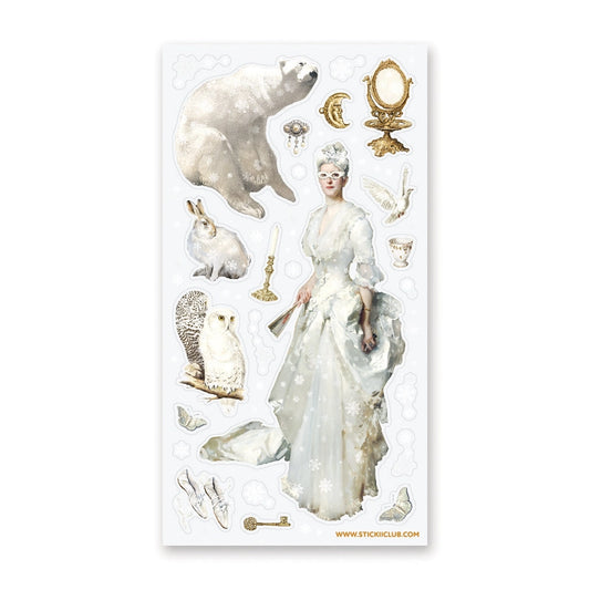 KINGDOM OF THE SNOW QUEEN STICKER SHEET