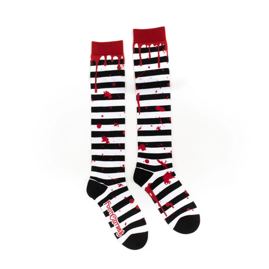 SANGUINE STRIPES KNEE HIGH SOCKS BY FOOTCLOTHING