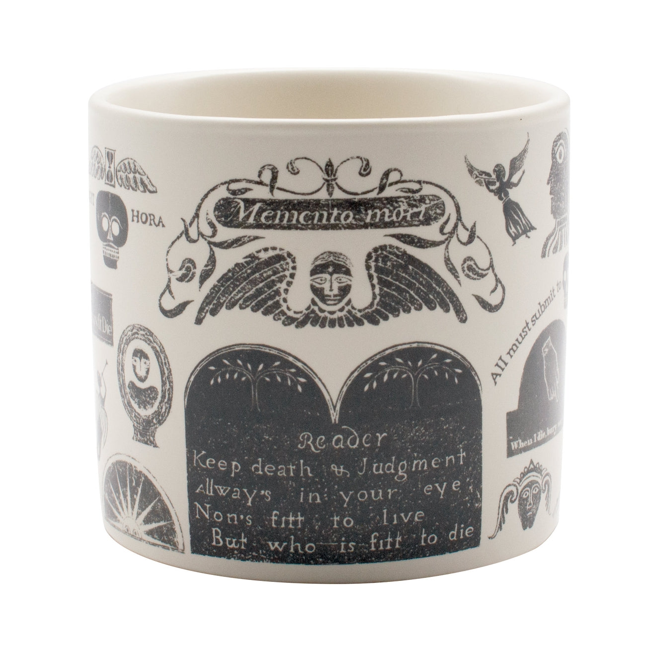 MEMENTO MORI GRAVESTONE ART MUG