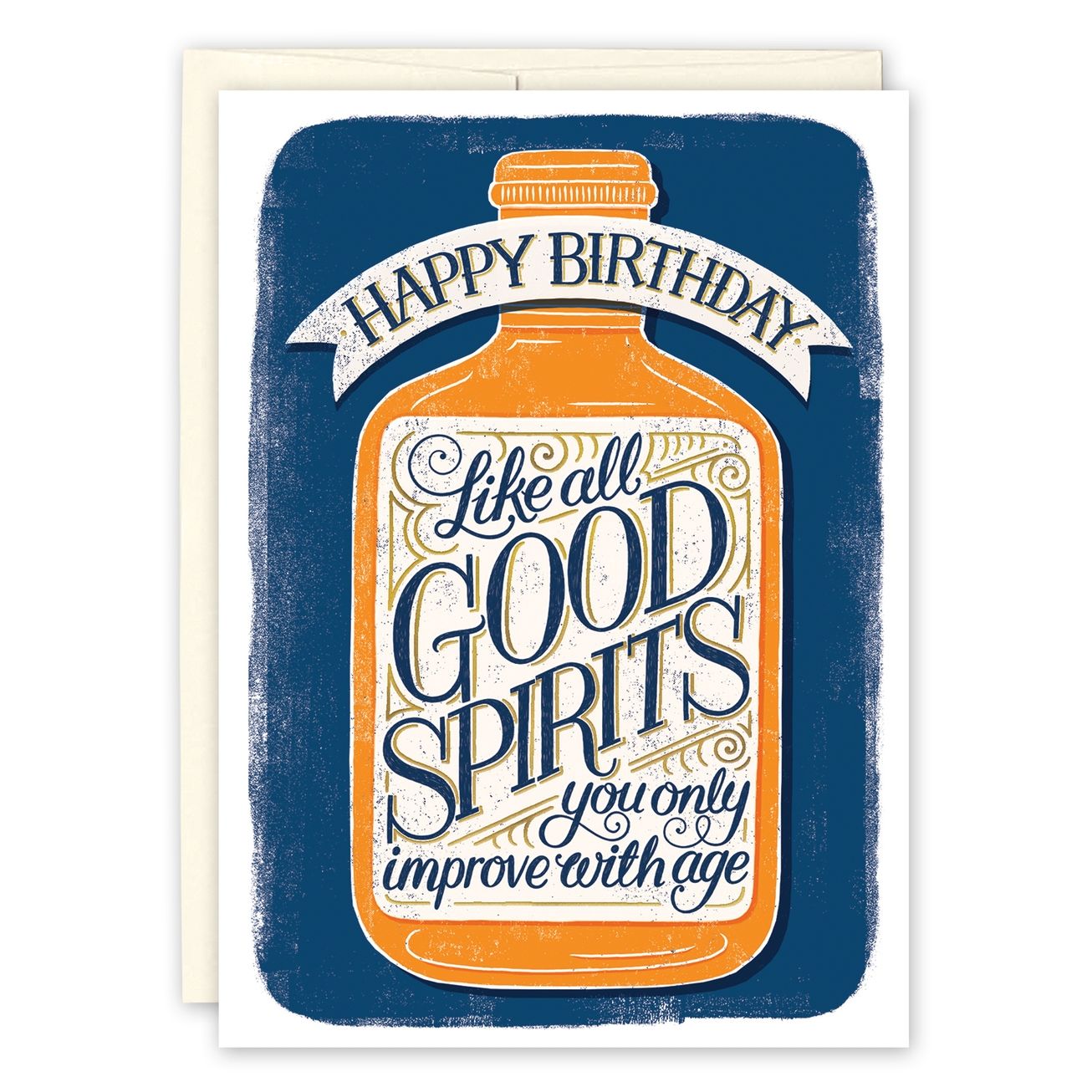GOOD SPIRITS BIRTHDAY CARD