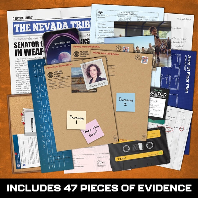MURDER MYSTERY CASES: DEATH AT AREA 51