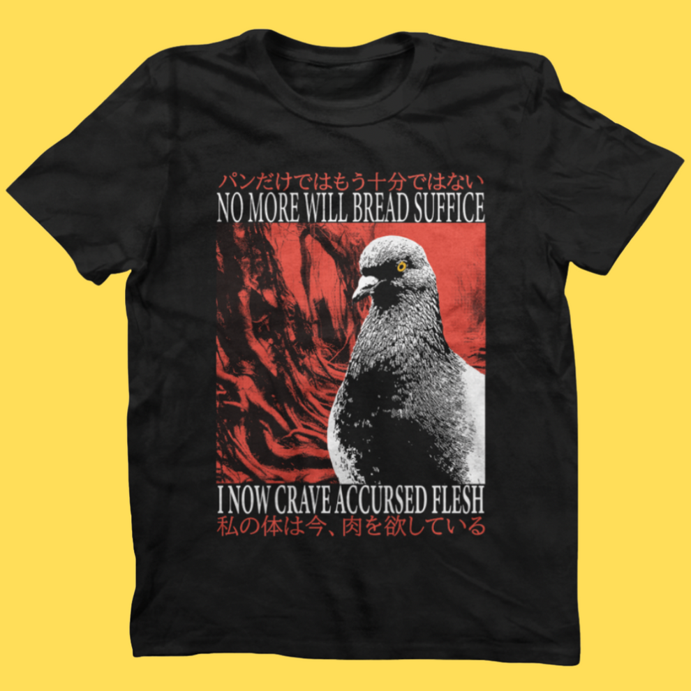 ACCURSED FLESH PIGEON T-SHIRT