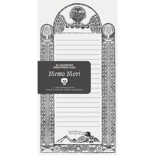 MEMO MORI GRAVESTONE ART NOTEPAD
