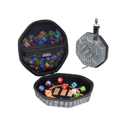ENHANCE DRAGON SILVER DICE BOX