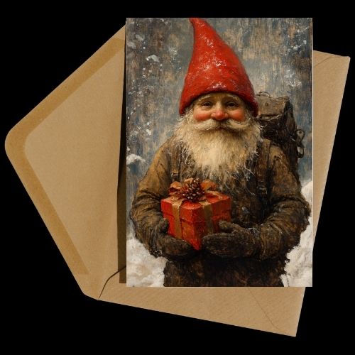 SCANDI GNOME HOLIDAY CARD