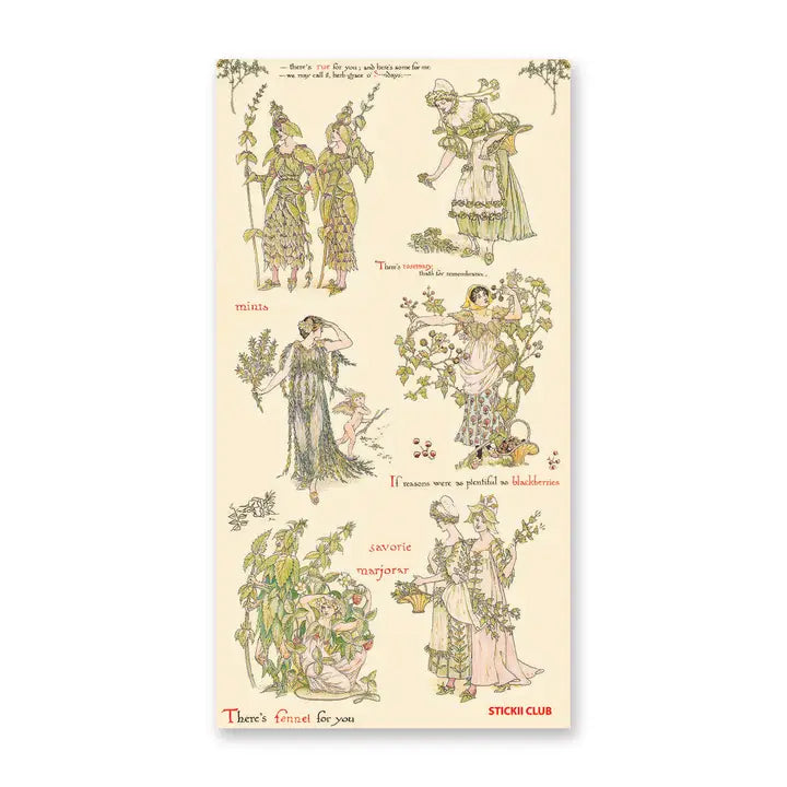 FAE OF SPRING STICKER SHEET