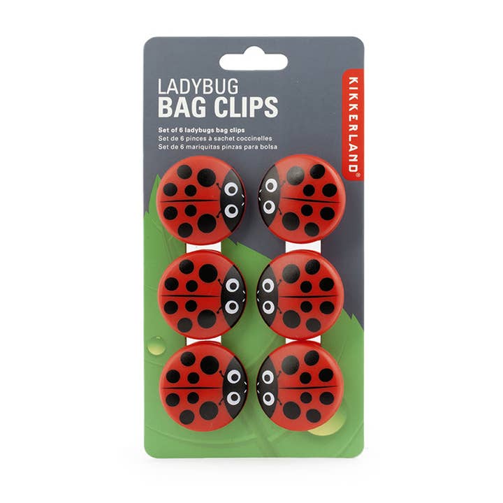 LADYBUG BAG CLIPS
