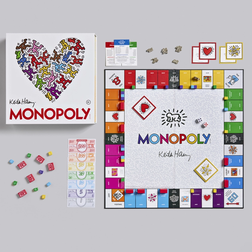 KEITH HARING MONOPOLY: POP SHOP 40TH ANNIVERSARY EDITION