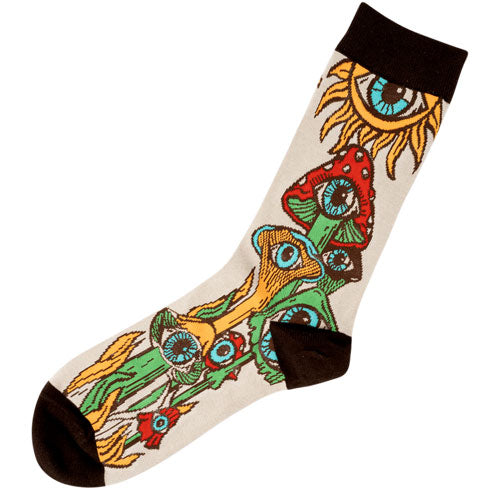 PSYCHIC MUSHROOM SOCKS