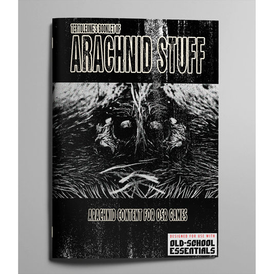 OLD SCHOOL ESSENTIALS ARACHNID STUFF