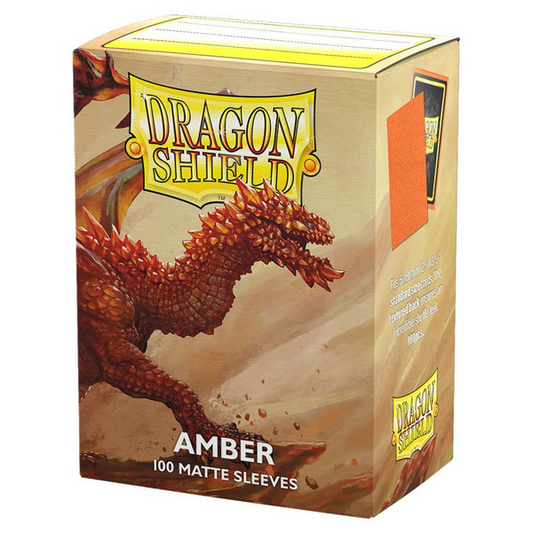 DRAGON SHIELD: MATTE SLEEVES AMBER