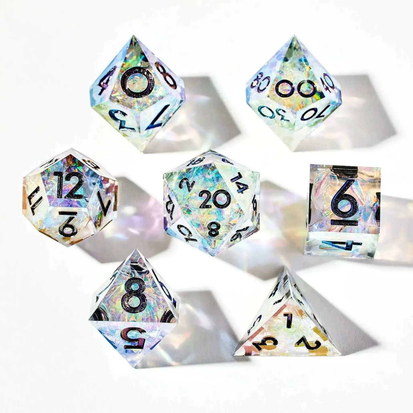 DISPEL AURORA BOREALIS 7PC DICE SET