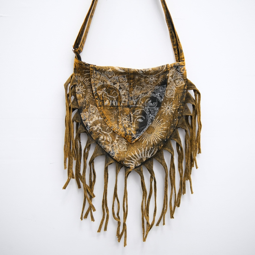 CELESTIAL CROSSBODY FRINGE BAG