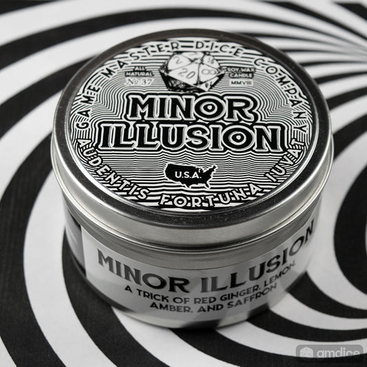 MINOR ILLUSION 8oz GAMING CANDLE