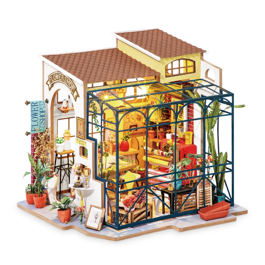 EMILY'S FLOWER SHOP DIY MINIATURE HOUSE