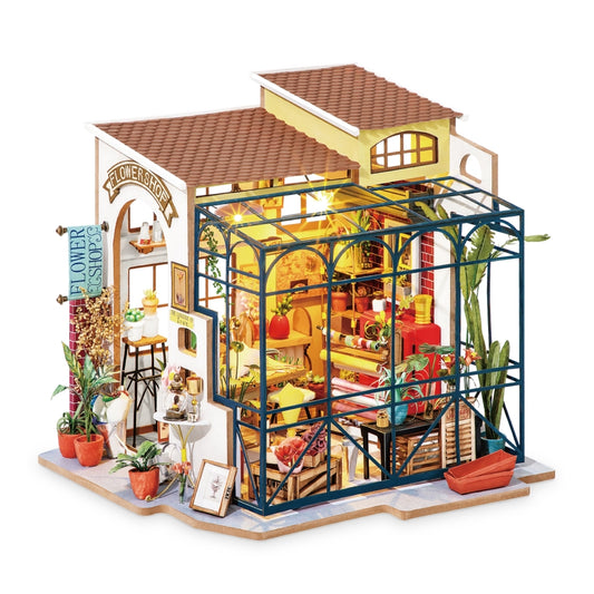 EMILY'S FLOWER SHOP DIY MINIATURE HOUSE
