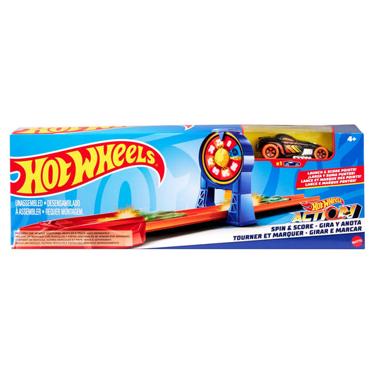 HOT WHEELS SPIN & SCORE STUNT TRACK