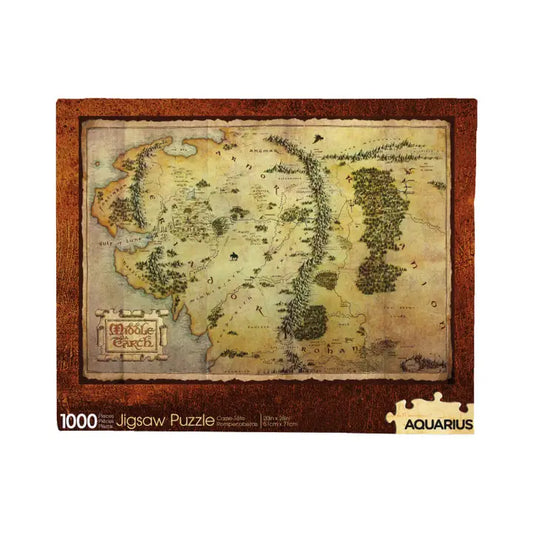 THE HOBBIT MIDDLE EARTH MAP 1000 PIECE JIGSAW PUZZLE