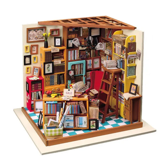 SAM'S STUDY 3-D WOODEN MINIATURE KIT