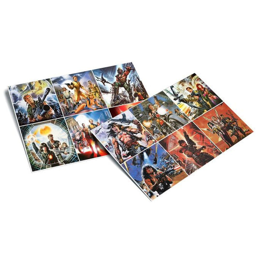 SET OF 12 POST-APOCALYPTIC MOVIE COASTERS