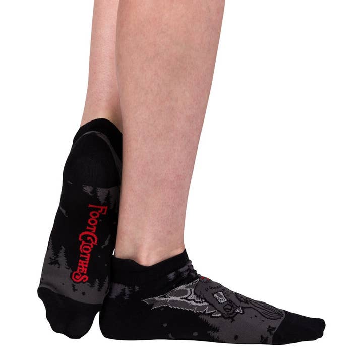 MOTHMAN ANKLE SOCKS BY FOOTCLOTHES