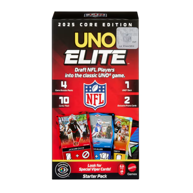 UNO NFL ELITE 2025 STARTER PACK