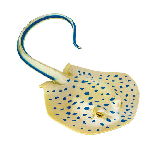 BLUE SPOTTED OCEAN RAY FIGURINE