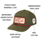 CAMP CRYSTAL LAKE GREEN RETRO GRANDPA HAT SNAPACK
