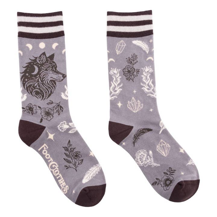 THE WOLF CREW SOCKS BY FOOTCLOTHES