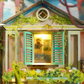 GIVERNY GARDEN BOOK NOOK 3D WOODEN PUZZLE KIT