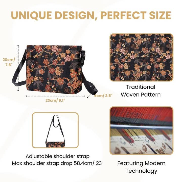 TAPESTRY UME SAKURA CROSS BODY BAG