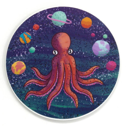 OCTOPI IN THE SKY STICKER