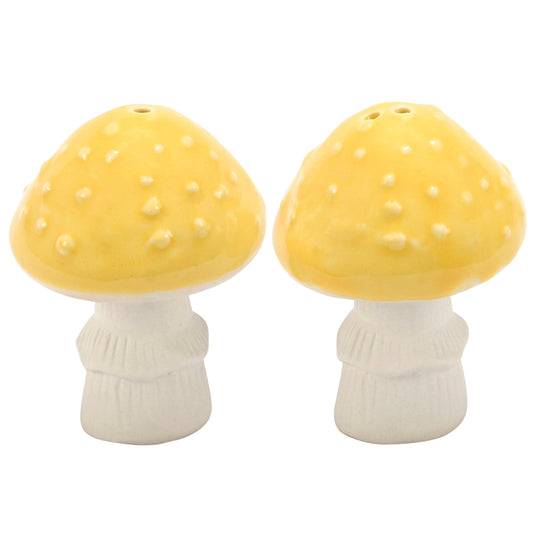 COTTAGECORE MUSHROOM SALT AND PEPPER SHAKERS