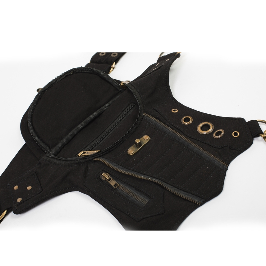 SLING-HIP BAG WITH THIGH BELT