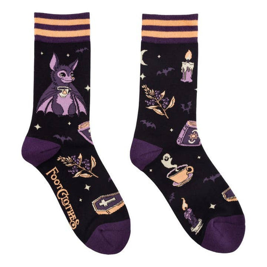 BATRICK, LORD OF DARKNESS CREW SOCKS BY FOOTCLOTHES