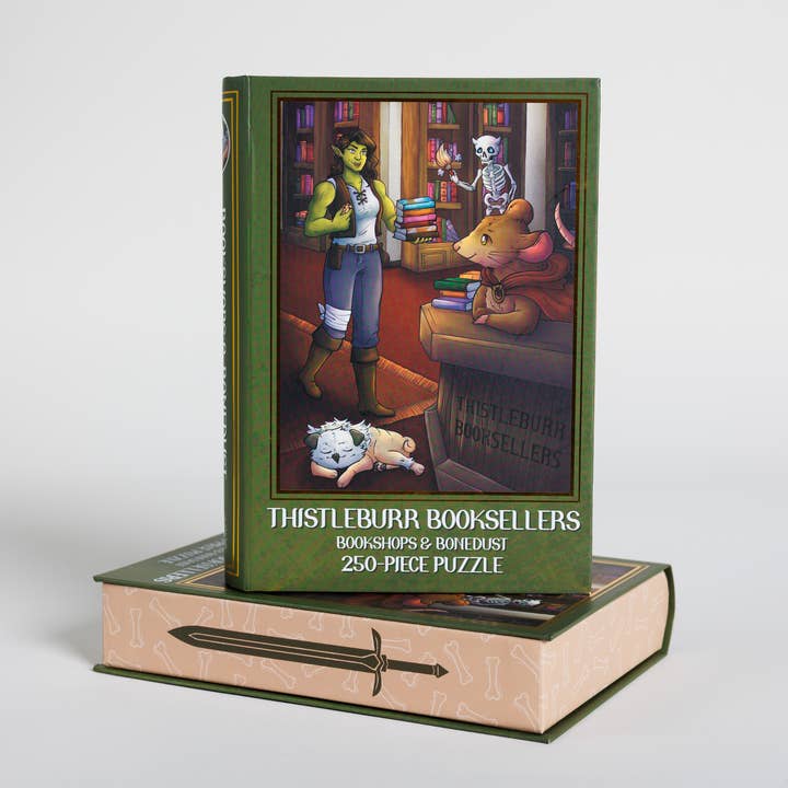 THISTLEBURR BOOKSELLERS: BOOKSHOPS AND BONEDUST 250PC PUZZLE