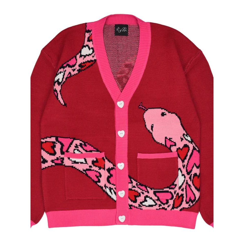 LOVE SNAKE CARDIGAN