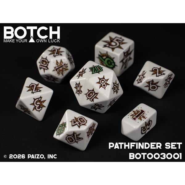 BOTCH DICE: PATHFINDER 7 DICE SET
