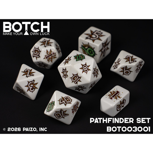 BOTCH DICE: PATHFINDER 7 DICE SET