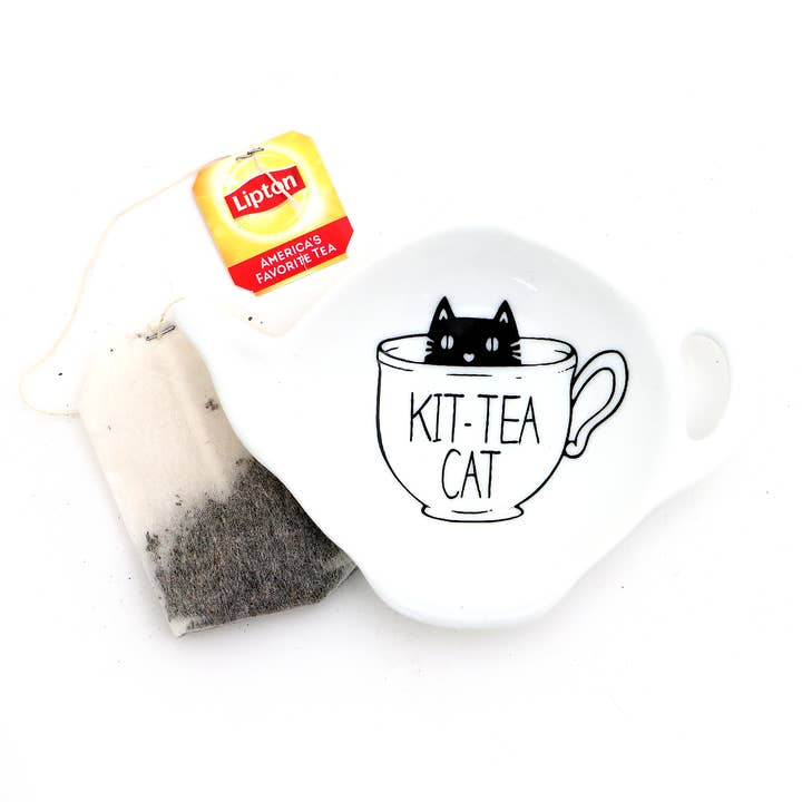 KIT TEA CAT TEABAG HOLDER