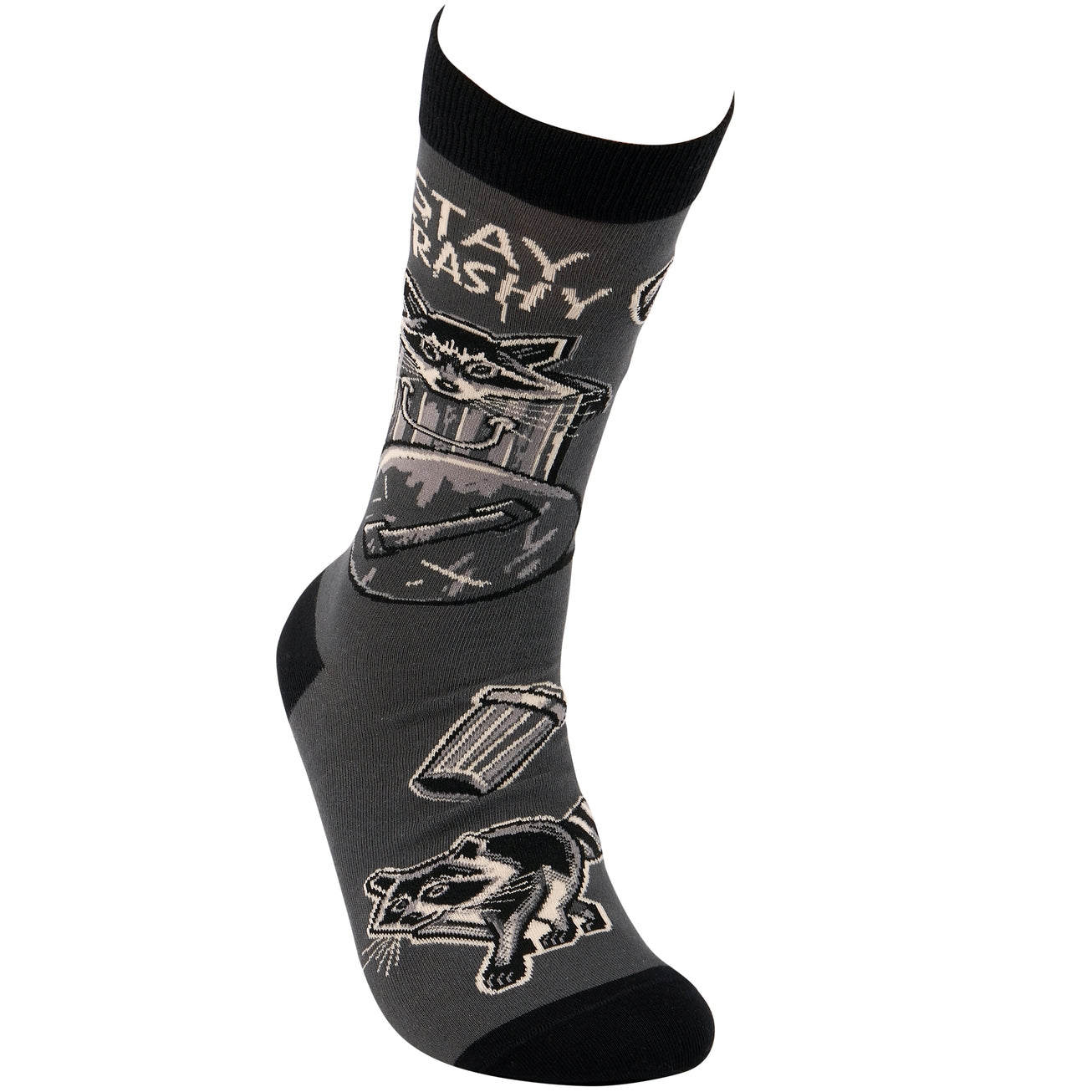 STAY TRASHY TRASH PANDA SOCKS
