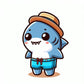 LANDSHARK LAD STICKER