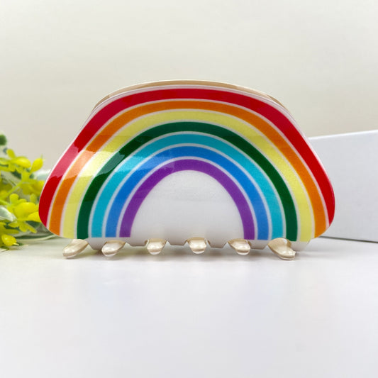RAINBOW HAIR CLAW CLIP