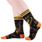 DRAGON'S FLAME CREW SOCKS BY FOOTCLOTHES