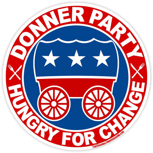 DONNER PARTY STICKER