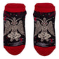 EVIL BAPHOMET ANKLE SOCKS BY FOOTCLOTHES